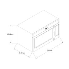 Microondas 1.7 p³ Combinación de campana con controles Tactiles Electrónicos