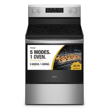 5.3 Cu. Pie. Horno eléctrico para freír con aire 5 en 1 Whirlpool